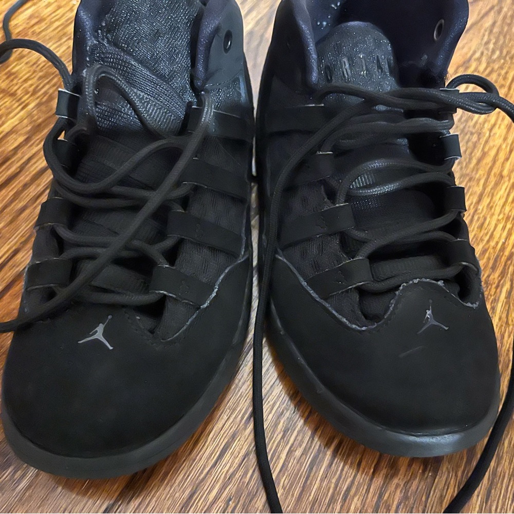 Nike Air Jordan Boys Lace Up Activewear Sneakers Black US 10C AQ9215-001